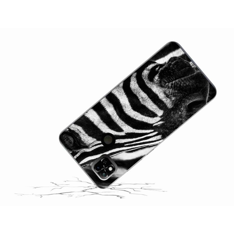 Gélový kryt mmCase na mobil Xiaomi Redmi 10A - zebra