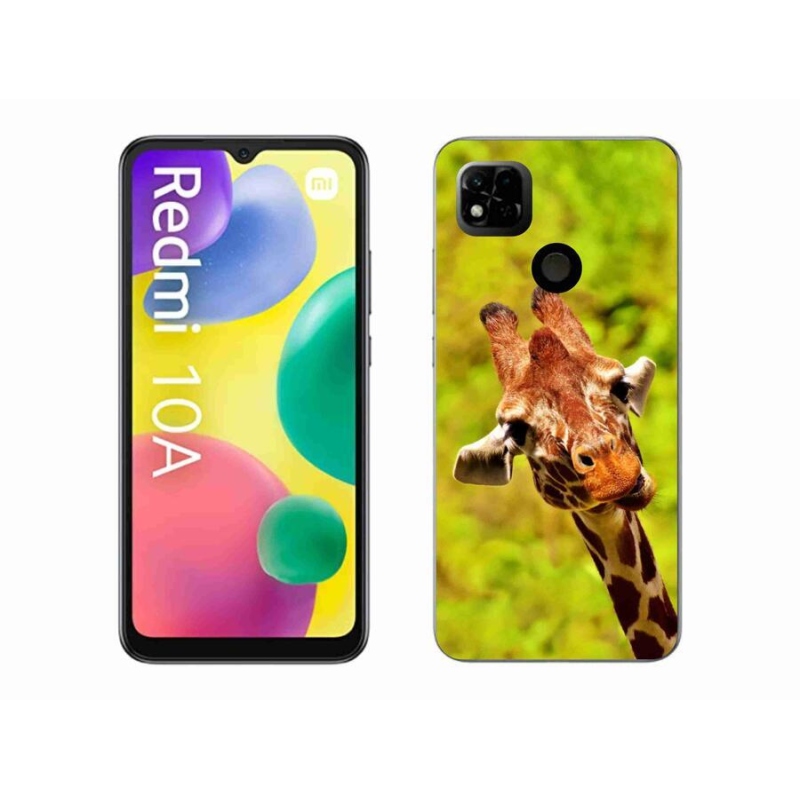 Gélový kryt mmCase na mobil Xiaomi Redmi 10A - žirafa