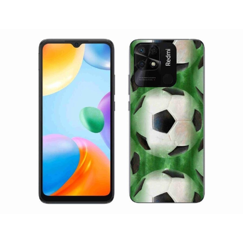 Gélový kryt mmCase na mobil Xiaomi Redmi 10C - futbalová lopta