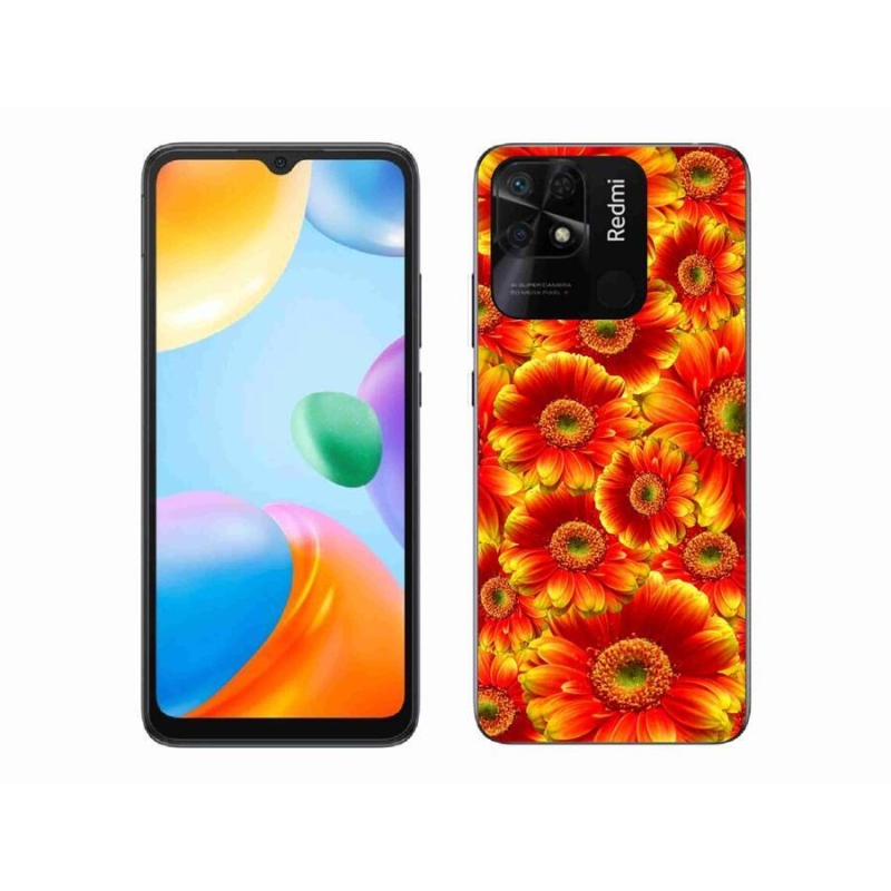 Gélový kryt mmCase na mobil Xiaomi Redmi 10C - gerbera 1