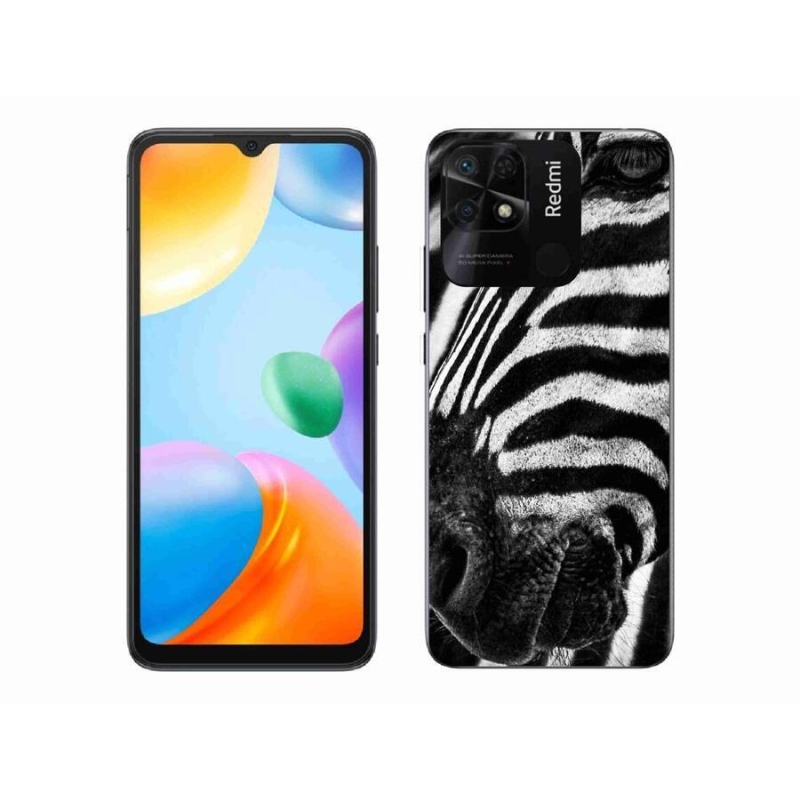 Gélový kryt mmCase na mobil Xiaomi Redmi 10C - zebra