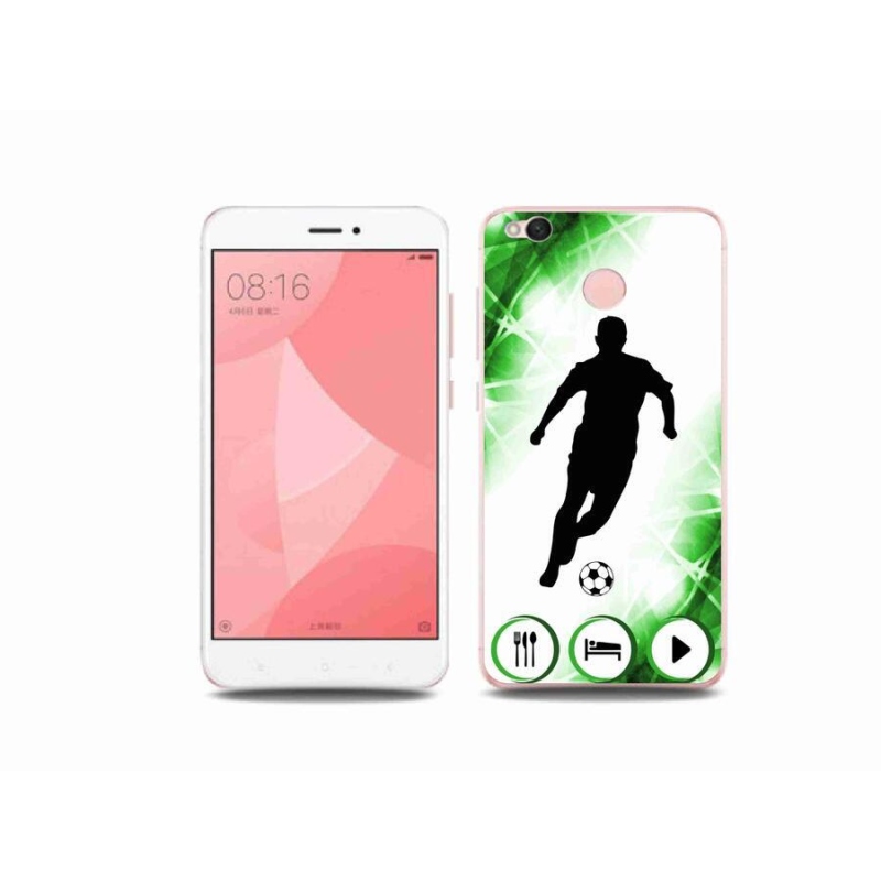 Gélový kryt mmCase na mobil Xiaomi Redmi 4X - futbalista