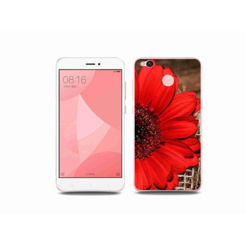 Gélový kryt mmCase na mobil Xiaomi Redmi 4X - gerbera