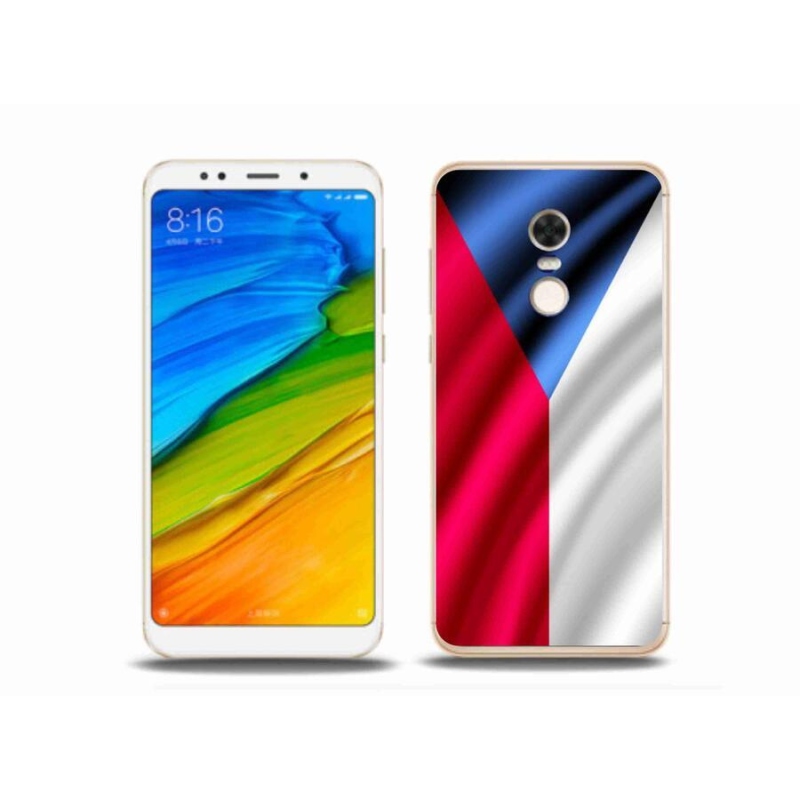 Gélový kryt mmCase na mobil Xiaomi Redmi 5 Plus - česká vlajka