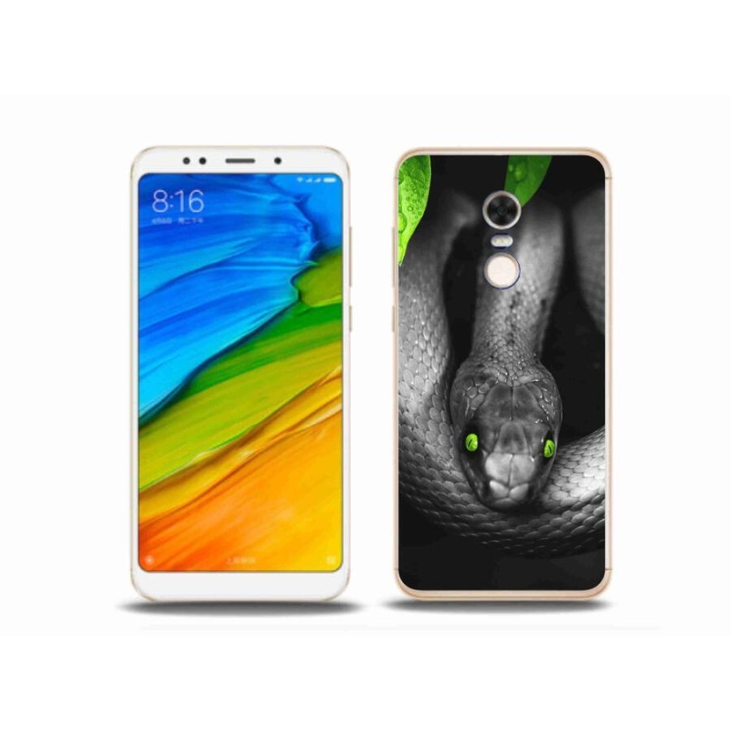 Gélový kryt mmCase na mobil Xiaomi Redmi 5 Plus - had