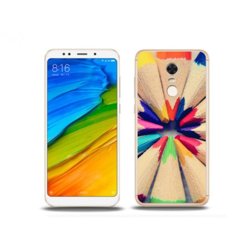 Gélový kryt mmCase na mobil Xiaomi Redmi 5 Plus - pastelky