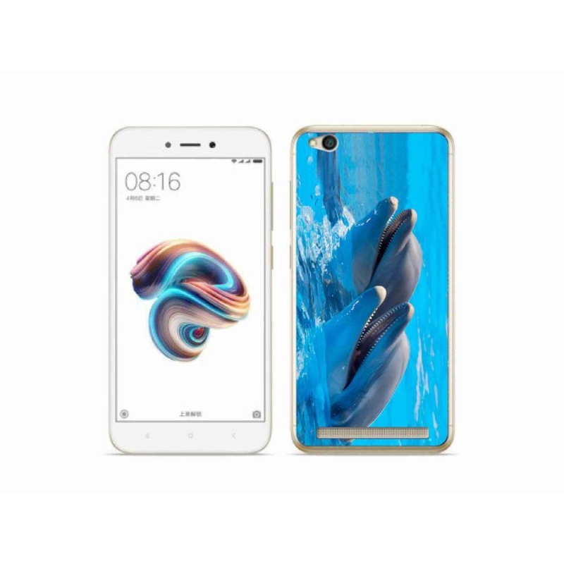 Gélový kryt mmCase na mobil Xiaomi Redmi 5A - delfíny