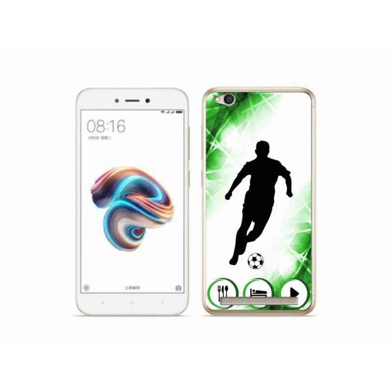 Gélový kryt mmCase na mobil Xiaomi Redmi 5A - futbalista