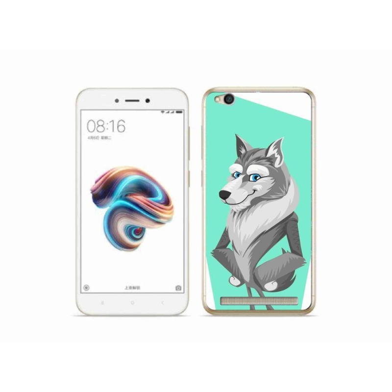 Gélový kryt mmCase na mobil Xiaomi Redmi 5A - kreslený vlk