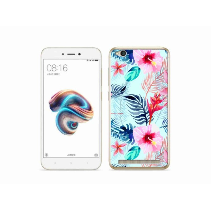 Gélový kryt mmCase na mobil Xiaomi Redmi 5A - kvety