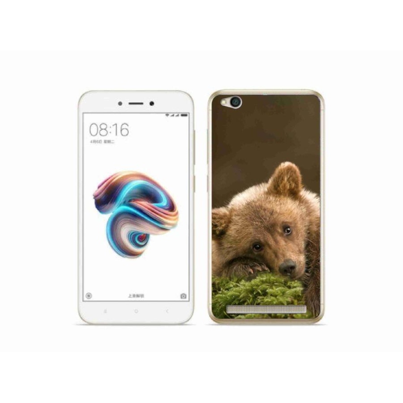Gélový kryt mmCase na mobil Xiaomi Redmi 5A - medveď