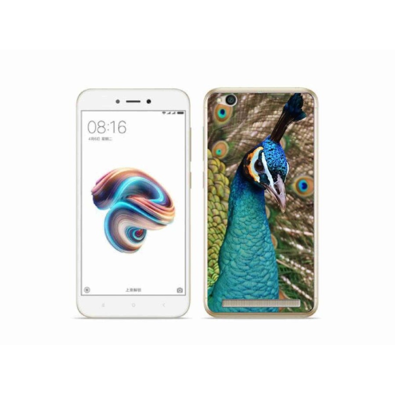 Gélový kryt mmCase na mobil Xiaomi Redmi 5A - páv