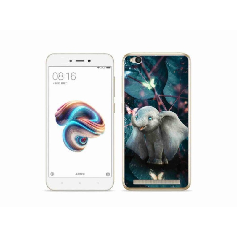 Gélový kryt mmCase na mobil Xiaomi Redmi 5A - roztomilý slon