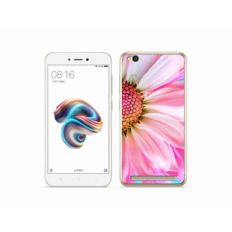 Gélový kryt mmCase na mobil Xiaomi Redmi 5A - ružová kvetina