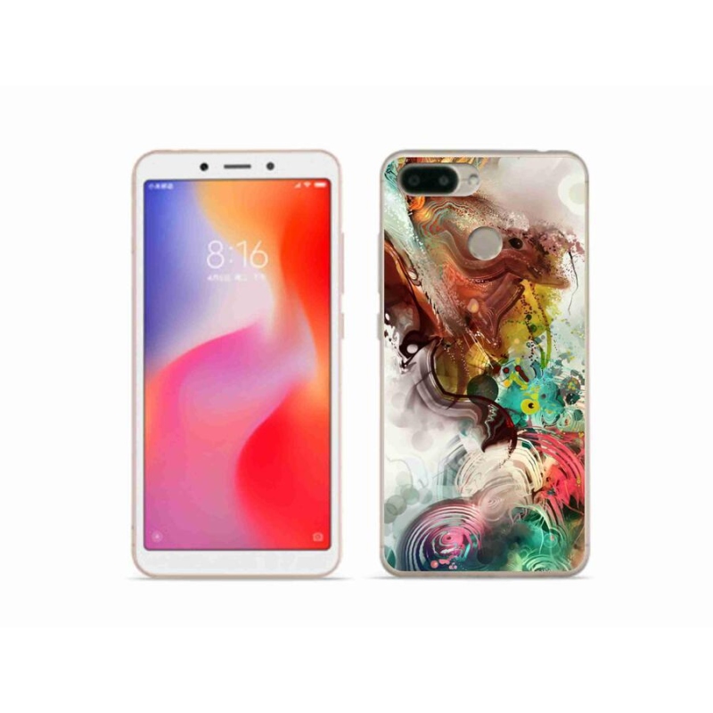 Gélový kryt mmCase na mobil Xiaomi Redmi 6 - abstrakt 1