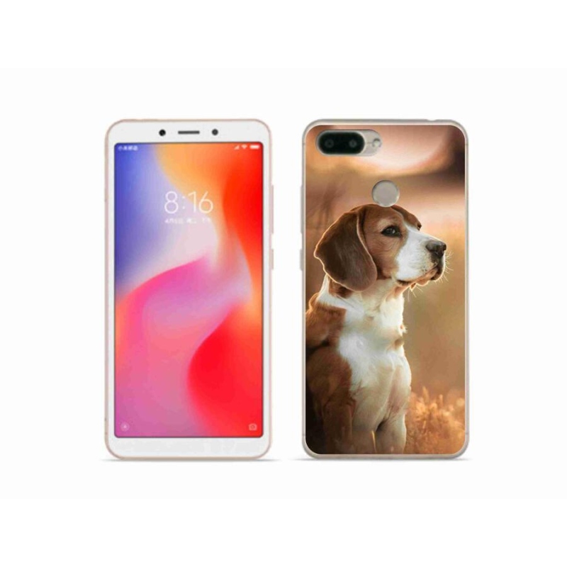 Gélový kryt mmCase na mobil Xiaomi Redmi 6 - bígl