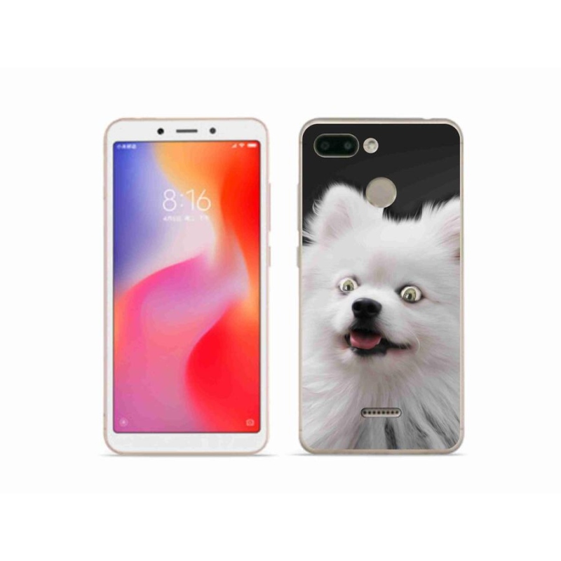 Gélový kryt mmCase na mobil Xiaomi Redmi 6 - biely špic