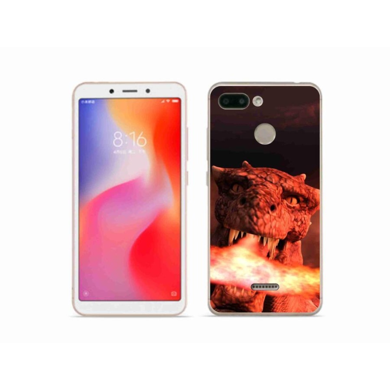 Gélový kryt mmCase na mobil Xiaomi Redmi 6 - drak