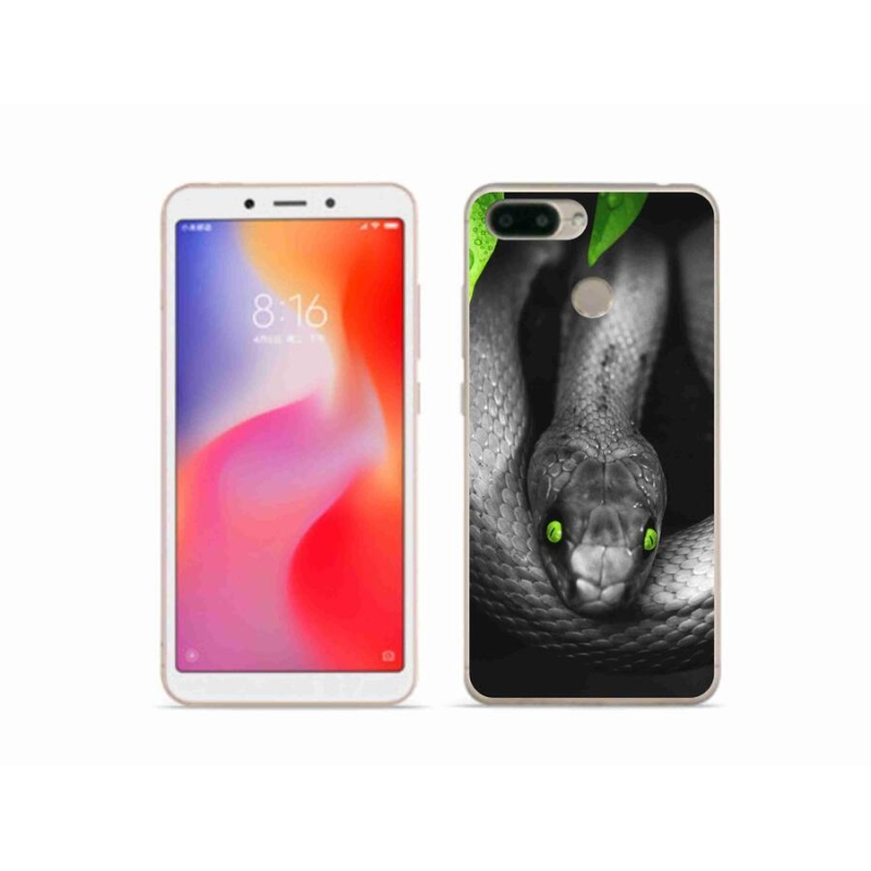 Gélový kryt mmCase na mobil Xiaomi Redmi 6 - had