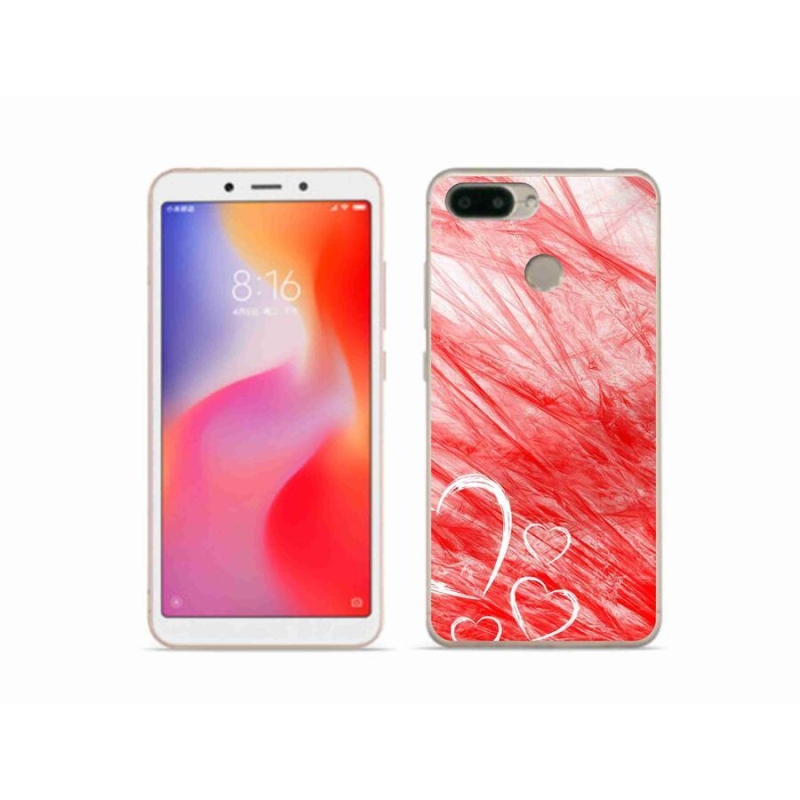 Gélový kryt mmCase na mobil Xiaomi Redmi 6 - heart