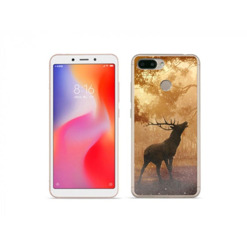 Gélový kryt mmCase na mobil Xiaomi Redmi 6 - jeleň v ruji