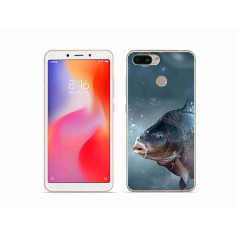 Gélový kryt mmCase na mobil Xiaomi Redmi 6 - kapor a bublinky