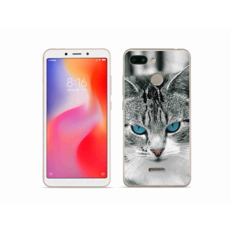 Gélový kryt mmCase na mobil Xiaomi Redmi 6 - mačacie pohľad 1