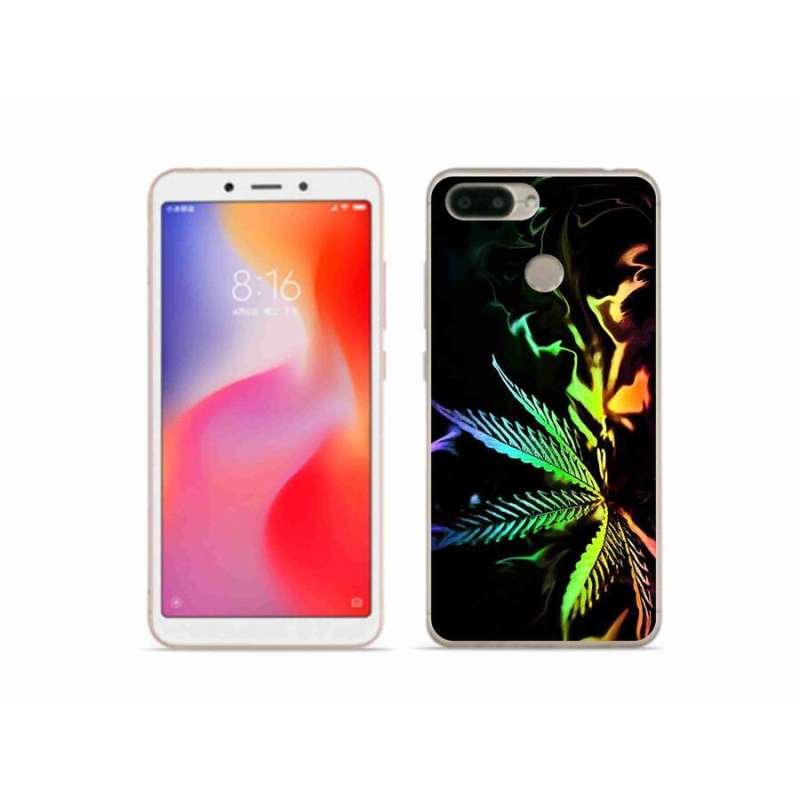 Gélový kryt mmCase na mobil Xiaomi Redmi 6 - konope 2