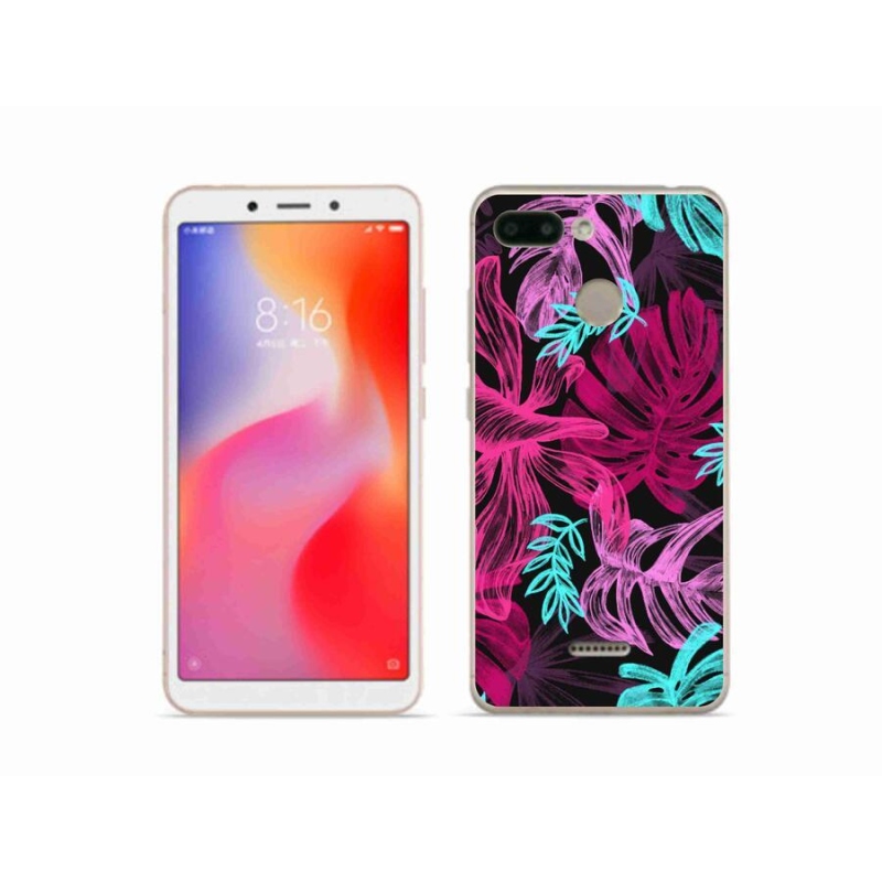 Gélový kryt mmCase na mobil Xiaomi Redmi 6 - kvety 1