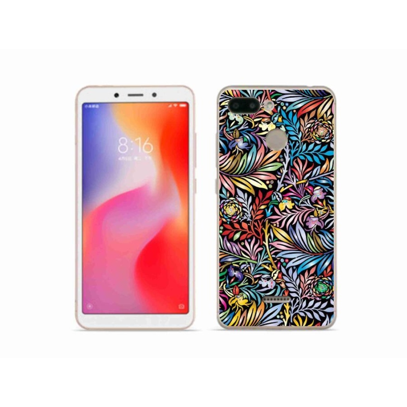 Gélový kryt mmCase na mobil Xiaomi Redmi 6 - kvety 5