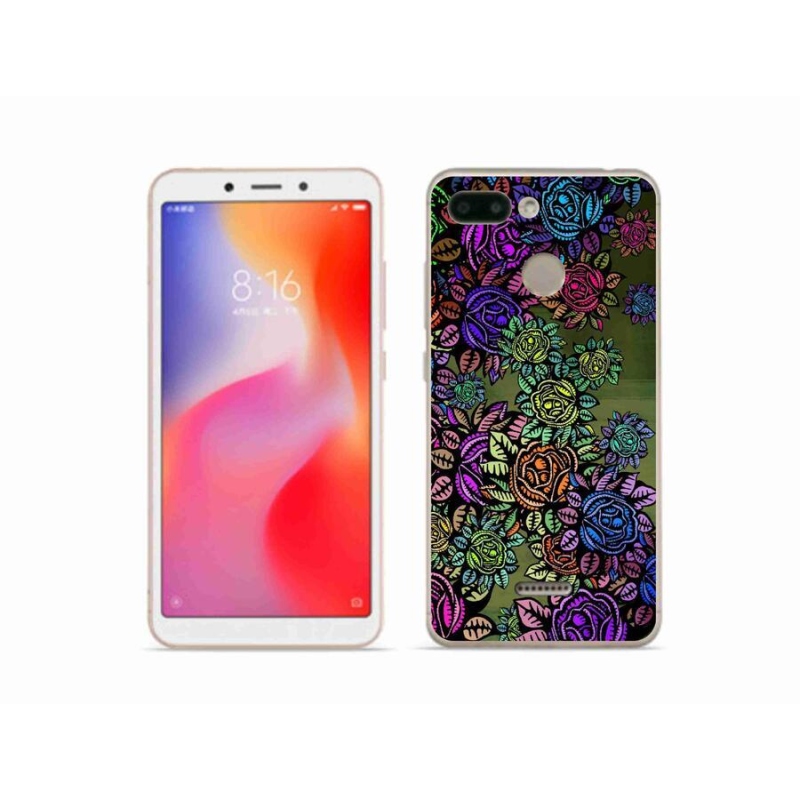 Gélový kryt mmCase na mobil Xiaomi Redmi 6 - kvety 6