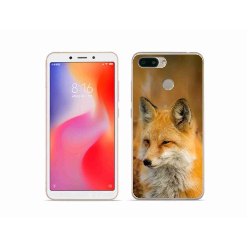 Gélový kryt mmCase na mobil Xiaomi Redmi 6 - líška