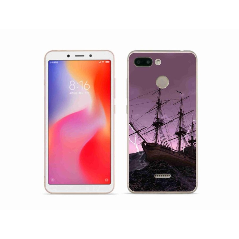 Gélový kryt mmCase na mobil Xiaomi Redmi 6 - loď v búrke