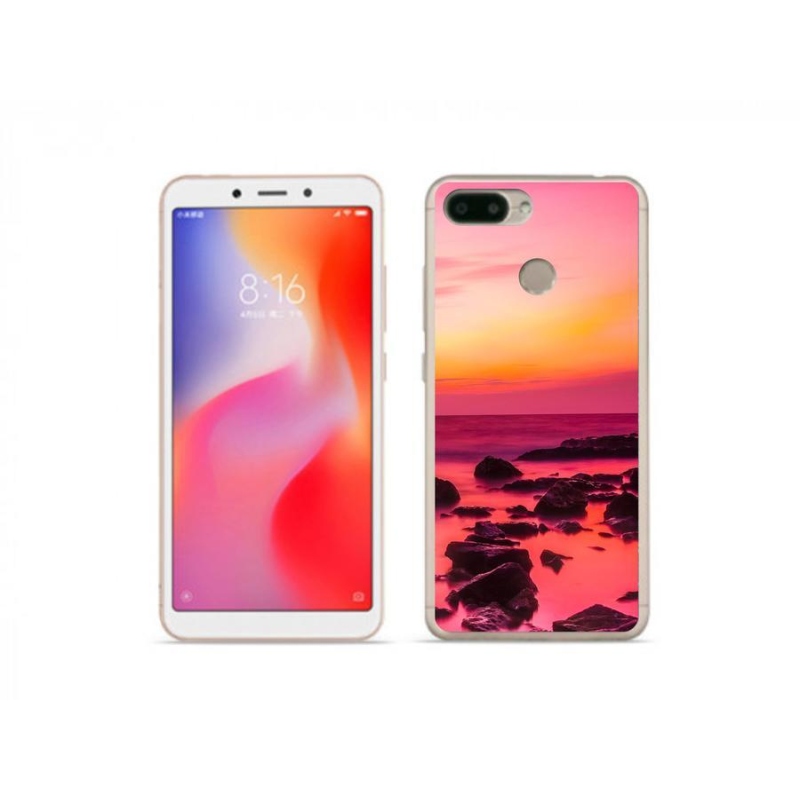 Gélový kryt mmCase na mobil Xiaomi Redmi 6 - more a žiara