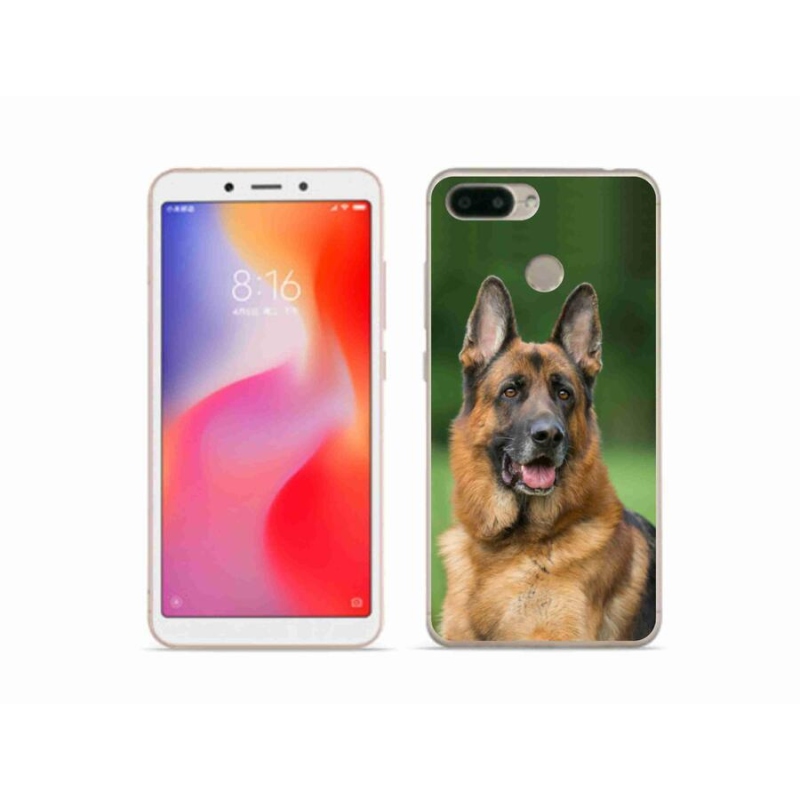 Gélový kryt mmCase na mobil Xiaomi Redmi 6 - nemecký ovčiak