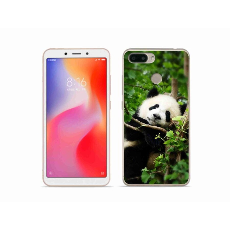 Gélový kryt mmCase na mobil Xiaomi Redmi 6 - panda