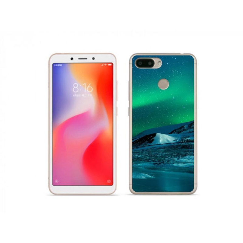 Gélový kryt mmCase na mobil Xiaomi Redmi 6 - polárna žiara