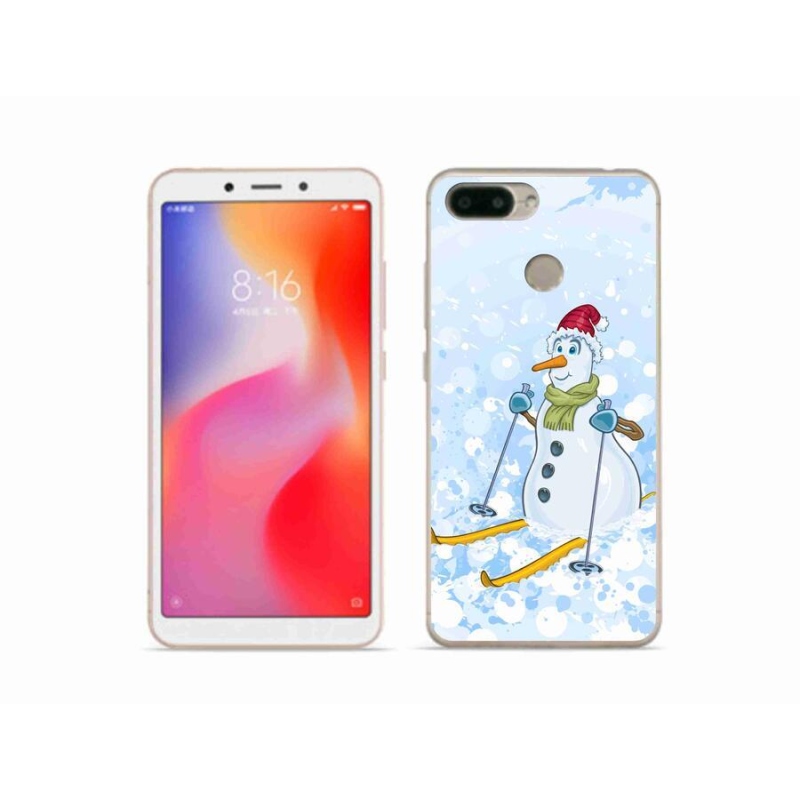 Gélový kryt mmCase na mobil Xiaomi Redmi 6 - snehuliak