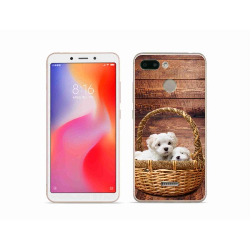 Gélový kryt mmCase na mobil Xiaomi Redmi 6 - šteniatka