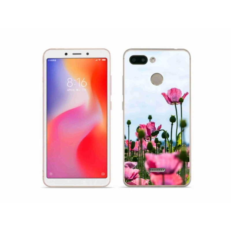 Gélový kryt mmCase na mobil Xiaomi Redmi 6 - vlčí mak