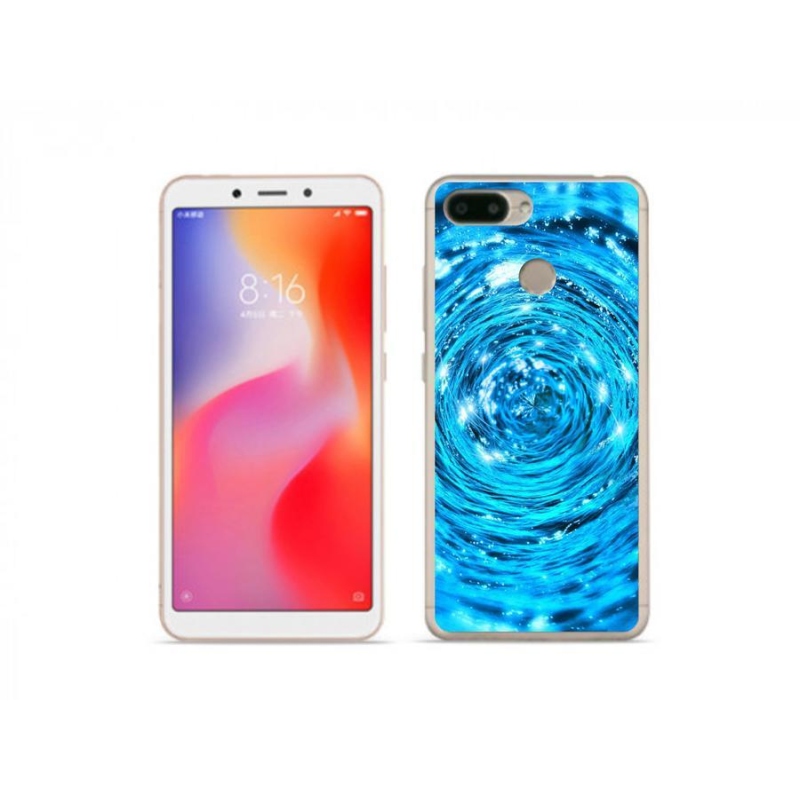 Gélový kryt mmCase na mobil Xiaomi Redmi 6 - vodný vír