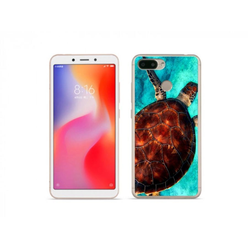 Gélový kryt mmCase na mobil Xiaomi Redmi 6 - korytnačka