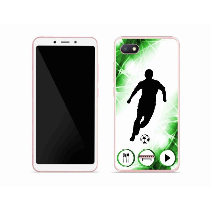 Gélový kryt mmCase na mobil Xiaomi Redmi 6A - futbalista