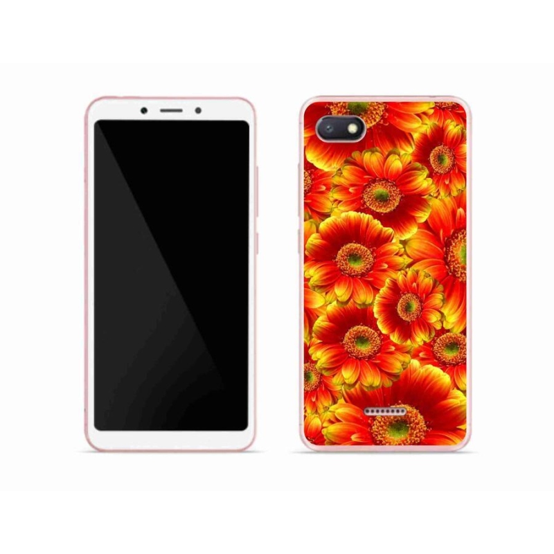 Gélový kryt mmCase na mobil Xiaomi Redmi 6A - gerbera 1