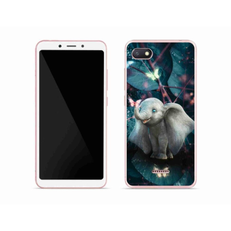 Gélový kryt mmCase na mobil Xiaomi Redmi 6A - roztomilý slon