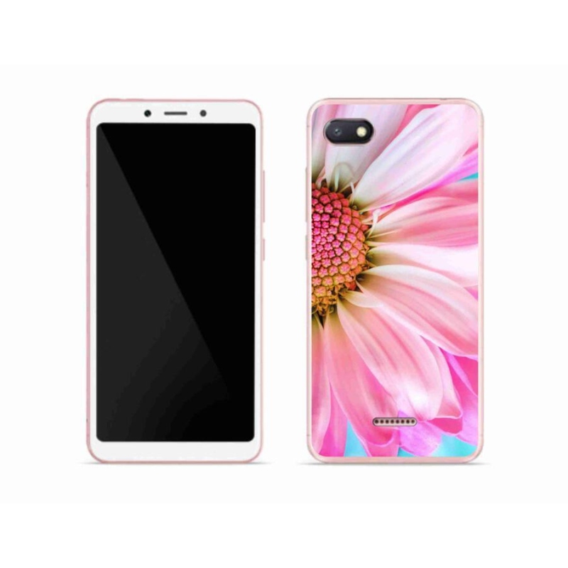 Gélový kryt mmCase na mobil Xiaomi Redmi 6A - ružová kvetina
