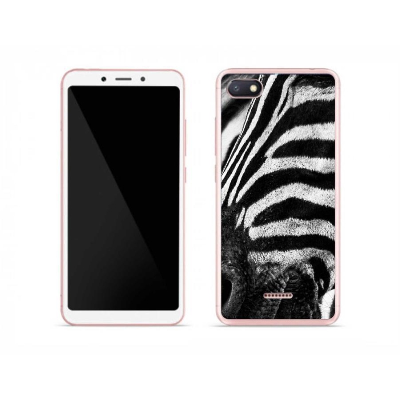 Gélový kryt mmCase na mobil Xiaomi Redmi 6A - zebra