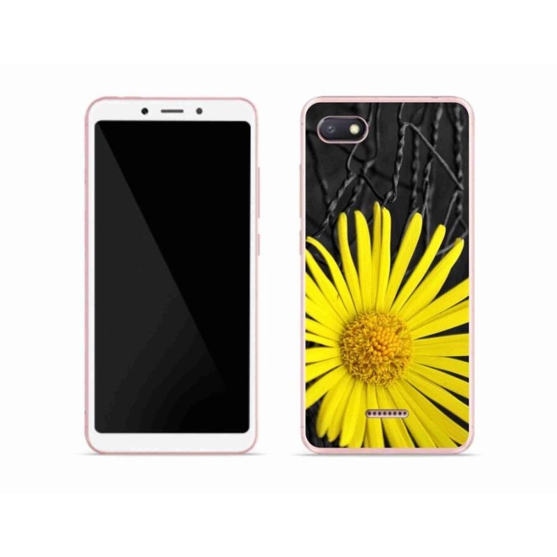 Gélový kryt mmCase na mobil Xiaomi Redmi 6A - žltý kvet
