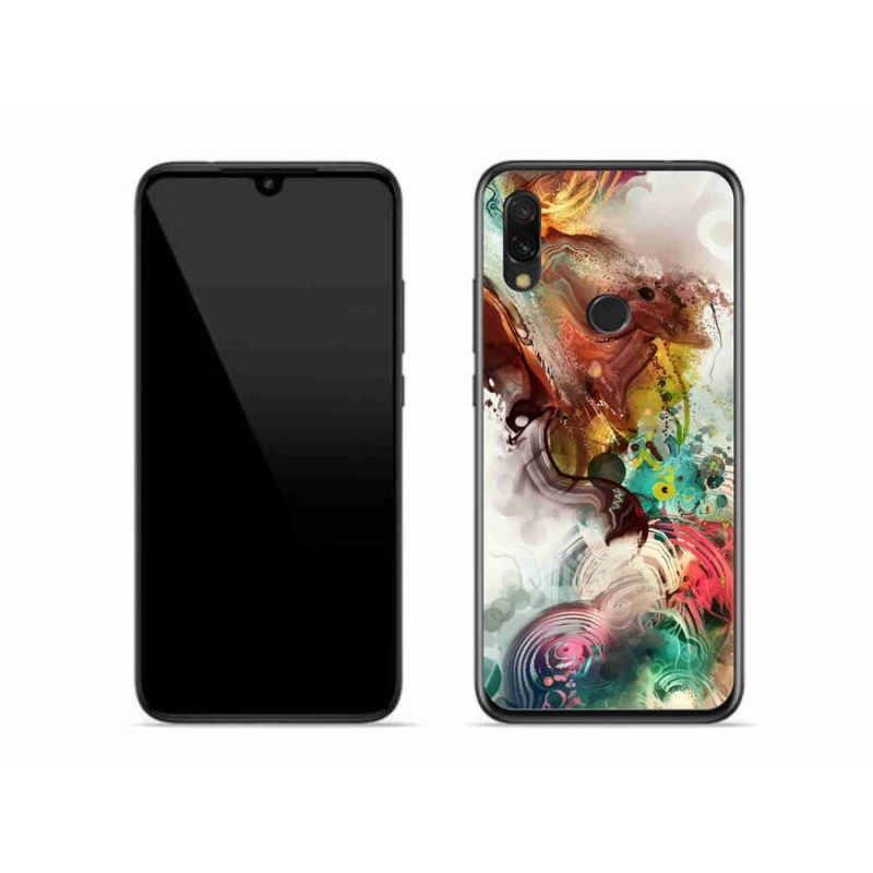 Gélový kryt mmCase na mobil Xiaomi Redmi 7 - abstrakt 1