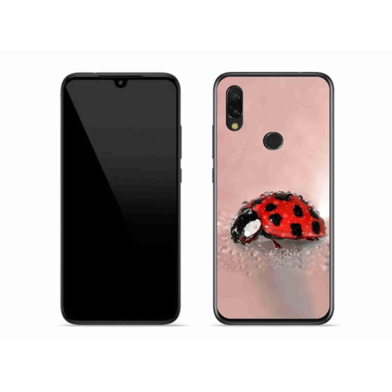 Gélový kryt mmCase na mobil Xiaomi Redmi 7 - lienka